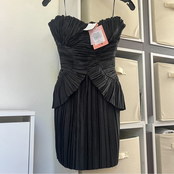 Cult Gaia Charlique Mini Dress in Black - Picture 4 of 7